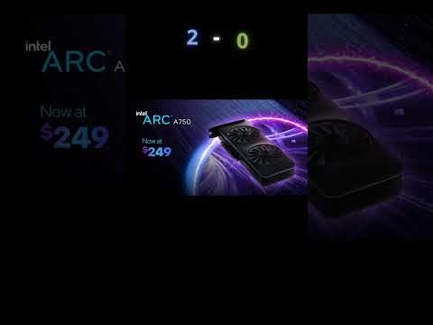 Arc A750 v/s RTX 3060 #gaming #pc #graphicscard #shorts