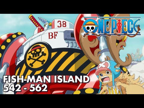 ONE PIECE | Episodes 542-562 Preview | The Straw Hats vs. the Fish-Man Pirates