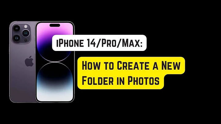How to Create a New Folder in Photos on iPhone 14 Pro/Max