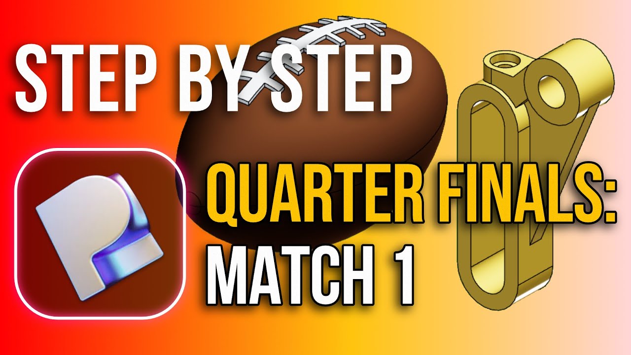 Learn Plasticity: CAD Step By Step Tutorial - 2024 CAD vs CAD Quarter Finals Match 1