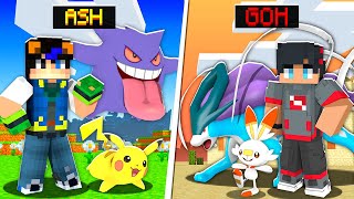 Famous ASH KETCHUM vs GOH en Minecraft PIXELMON! Wealth