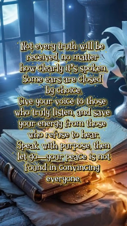 Not every truth will be received, #motivation #resetyourmindset