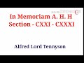 In Memoriam A.H.H - Section - CXXI to CXXXI by ALFRED LORD TENNYSON