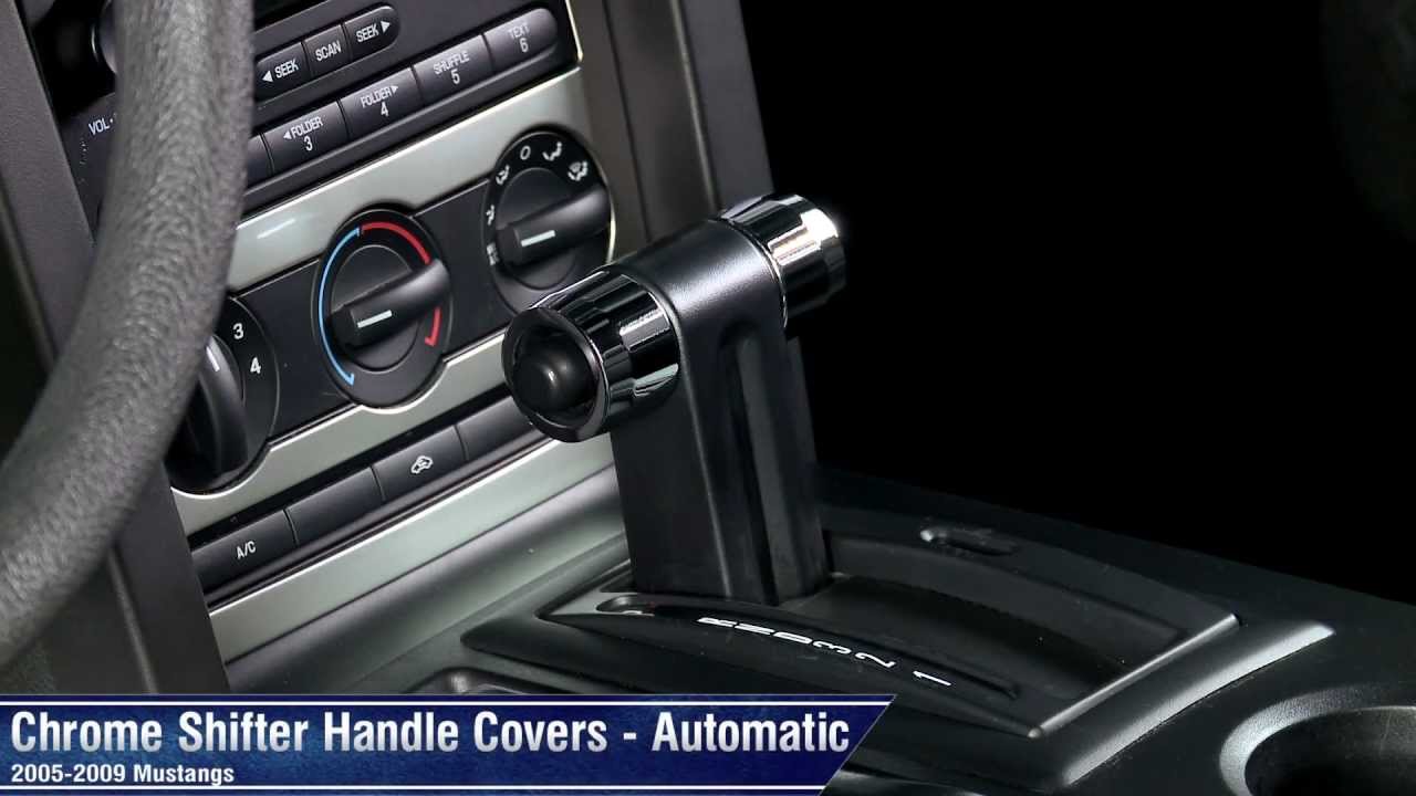 Mustang Chrome And Satin Shifter Handle Covers Automatic 05 09 All Review