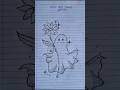 #  easy and cute drawing # snapy girlies # by Maitri Saavaliya ✨🍂