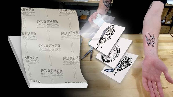 Sunnyscopa Printable Temporary Laser Printer Tattoo Paper Use Your Own  Designs!