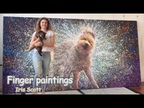 Finger paintings, Iris