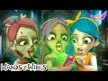 Zombie princesses  princesses turn into zombies  wands and wings