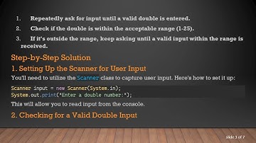Mastering Java User Input Validation: Ensuring Double Inputs Are Within a Defined Range
