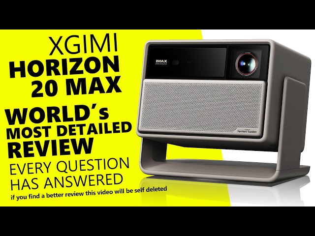 The BRIGHTEST Projector of 2025 | XGIMI Horizon 20 Max - YouTube