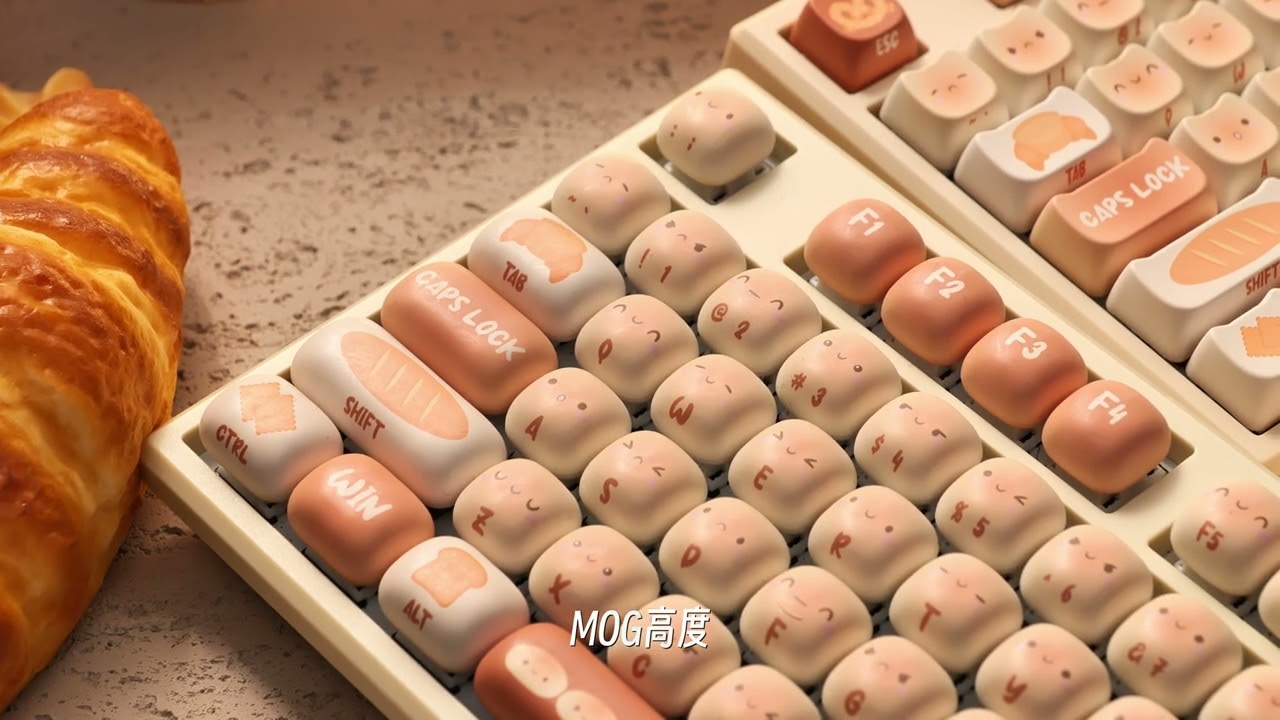 Bun Wonderland Keycaps in MOG, MOA and MAO Profiles