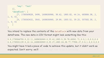 How to Replace Data in a JSON File with a DataFrame in Python Using pandas