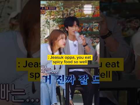 Mijoo and Somin said that handsome guys can't eat spicy food, but Jeasuk loves it