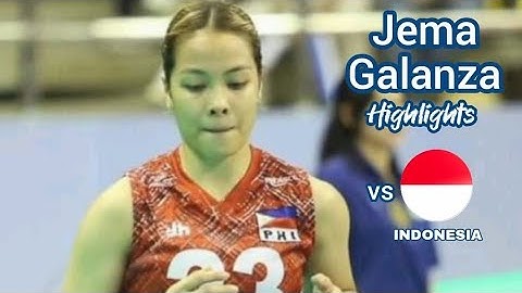 Jema Galanza Highlights vs Indonesia | SEA V-League 2024 2nd Leg