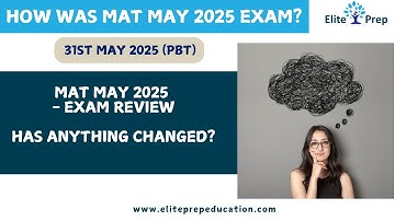 MAT May 2025 Exam Review | How was the MAT May exam? | MAT 2025 Paper Analysis & Difficulty level