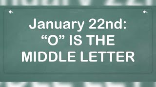 Jeopardy Calendar January 22nd 2026