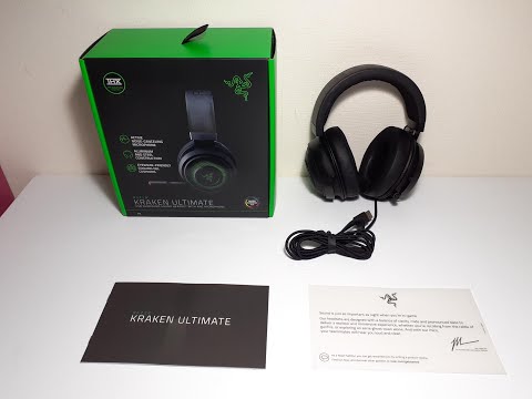 Razer：RZ04-03180100-R3M1 「Razer Kraken Ultimate 7.1 ゲーミングヘッドセット USB THX 7.1 Chroma ノイキャンマイク」#KSA4792