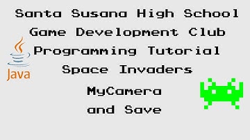 Programming Tutorial 17 - Space Invaders - 2 - MyCamera and Save