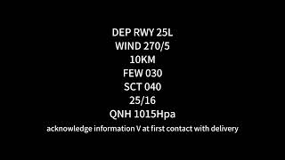 Vhhh Hongkong International Airport Atis Dep Report