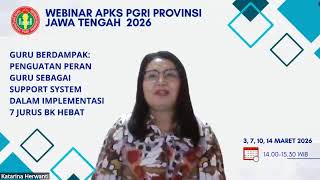 Penguatan Peran Guru Sebagai Support System Dalam Implementasi 7 Jurus Bk Hebat