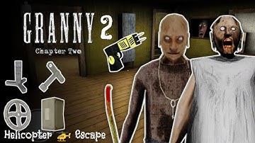 Granny Chapter 2 Helicopter 🚁 Escape LiveStream Granny Grandpa Gameplay
