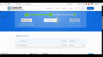 Prepare MP3 File with ZAMZAR Online Converter