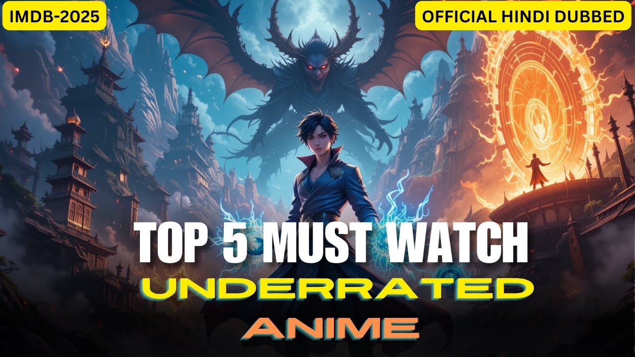 5 BEST HIGH RATING ANIME SERIES OF 2025 HINDI DUBBED - YouTube