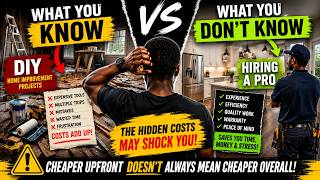 Real Cost of DIY vs Hiring a Pro
