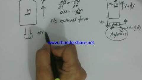 variable mass and rocket propulsion
