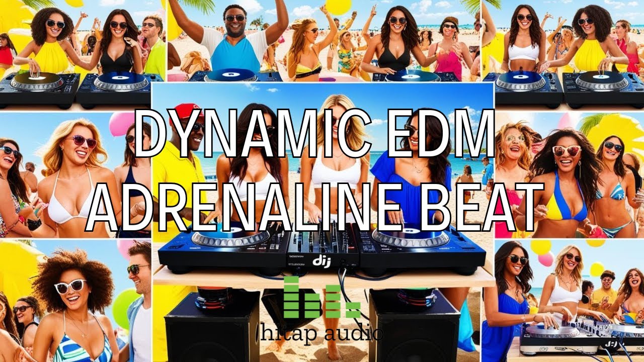 Dynamic EDM Adrenaline Beat | High Energy Royalty-Free Background Music