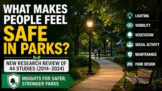 Park Safety Explained: What New Research Says About Lighting, Design, and Crime Perception