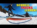 Kann ich 5 Snowboard Tricks in 48 Stunden lernen?