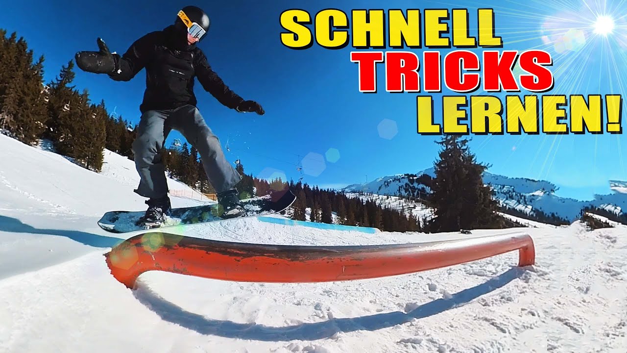 Kann ich 5 Snowboard Tricks in 48 Stunden lernen? YouTube