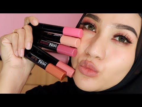 Makeover Intense Matte Lip Cream 8 Warna Baru Swatches (nomer 13-20) by Chea Nuh. 