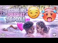 KISSING MY CRUSH AT THE POOL TO SEE HOW SHE REACTS 😍 *GONE RIGHT*