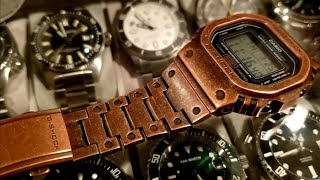 Casio G-Shock antique copper mod update