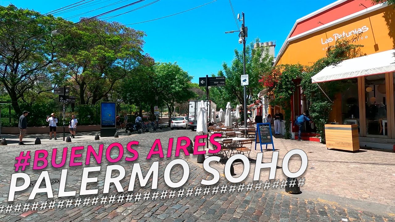 Recorriendo PALERMO SOHO BUENOS AIRES ARGENTINA 4K Walking Tour VLOG YouTube