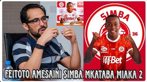 Exclusive!! MO DEWJI AITIKISA NCHI ATHIBITISHA FEITOTO KUSAJILIWA SIMBA  MKATABA WA MIAKA 3 NI BALAA