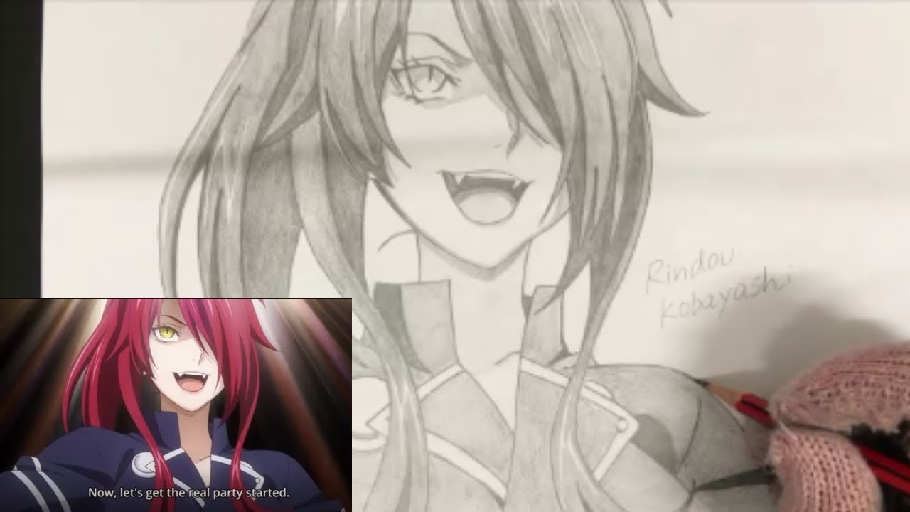 Drawing Rindo Kobayashi Food Wars 食戟のソーマ 小林竜胆 描いてみた Youtube