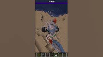 THE MINECRAFT WITHER CANNOT BE MADE INVISIBLE #minecraft #shorts #minecraftshorts