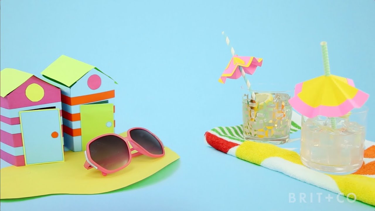 How to DIY Umbrella Straws YouTube