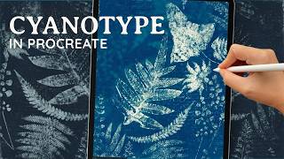 How to Make Cyanotype Inspired Art in Procreate: No Sun Required screenshot 1