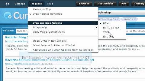 CurationSoft.com - Building A Post for Google+ V2