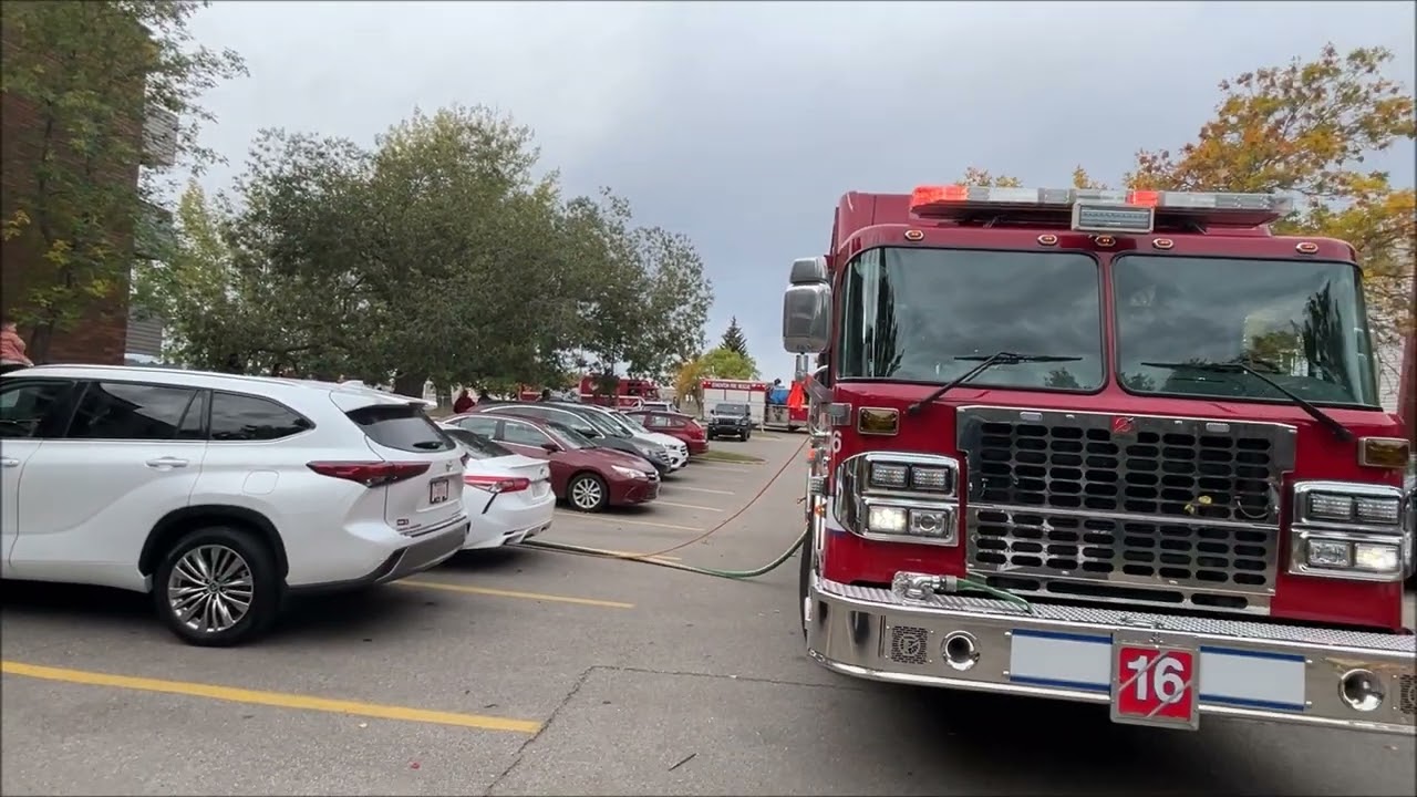 Apartment Fire in South Edmonton