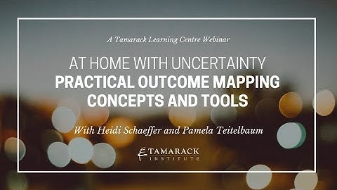 At Home with Uncertainty: Practical Outcome Mapping Concepts and Tools