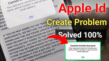 Cannot Create Account Apple Id Problem | Apple Ki Id Kaise Banaye | Apple I