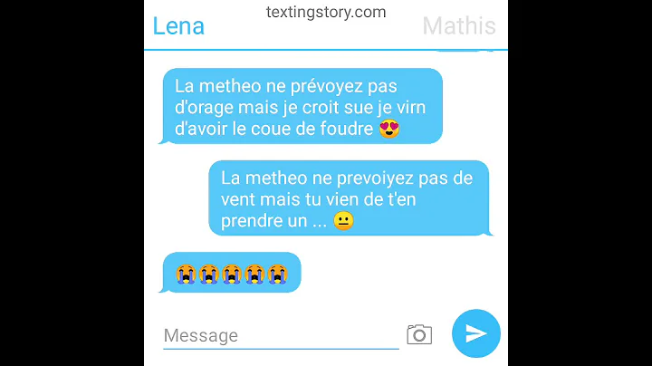 texting story ( lena,mathis)