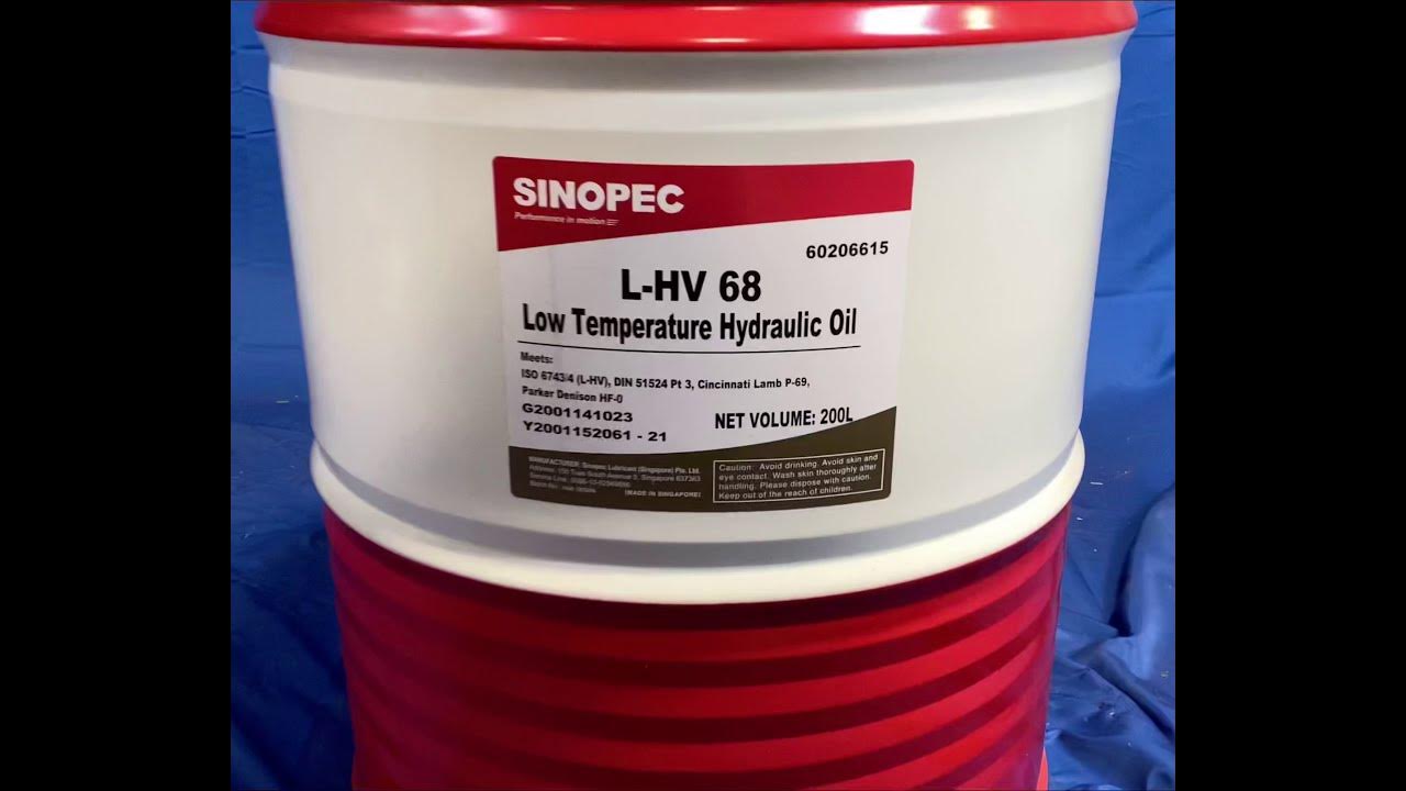 L-HV 68 Low Temperature Hydraulic Oil - 55 Gallon - YouTube