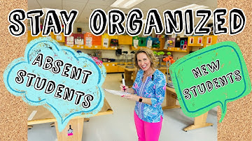 Managing Absent and New Students in the Elementary Art Room- 8 Art Teacher Tips