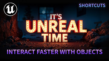 UE5 - How To Move Objects without Using the Gizmo - Unreal Engine Shortcuts Guide